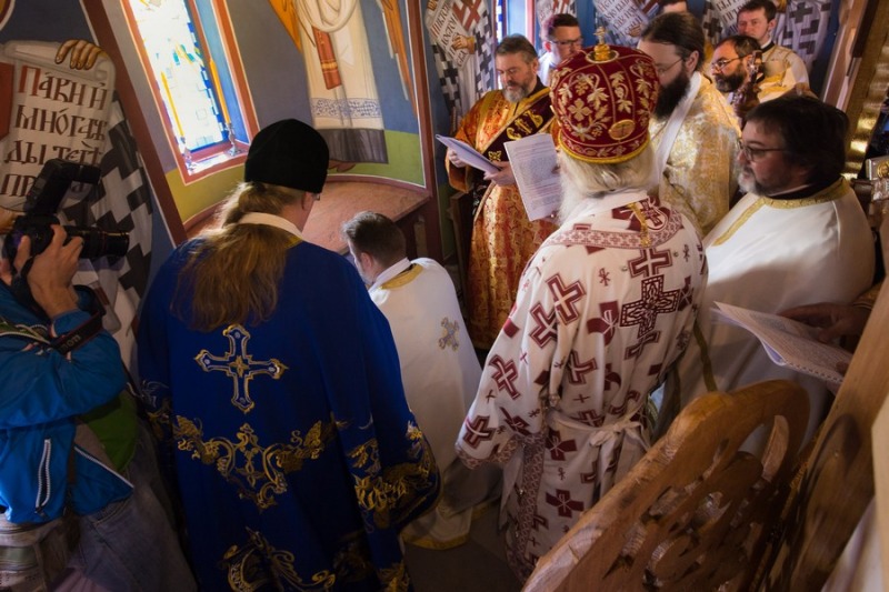 Poświęcenie cerkwi św. Mikołaja Serbskiego