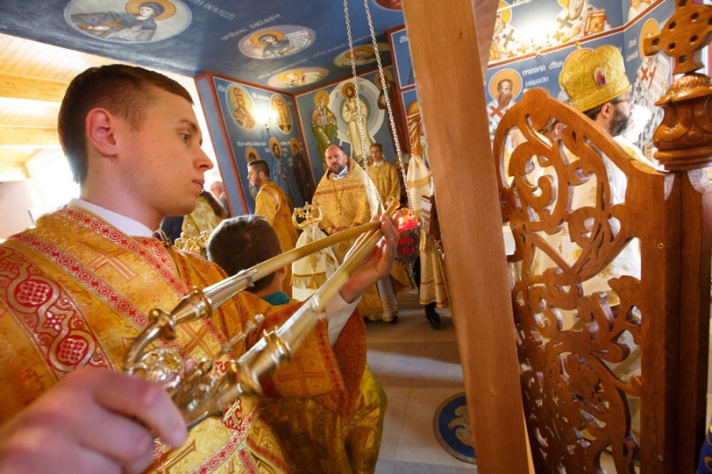 Poświęcenie cerkwi św. Mikołaja Serbskiego