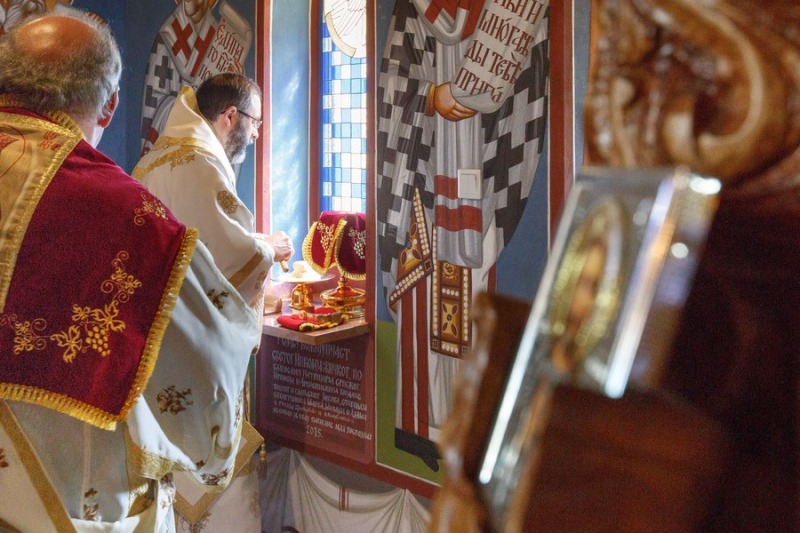 Poświęcenie cerkwi św. Mikołaja Serbskiego