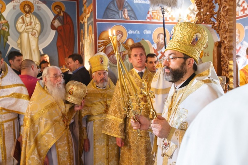 Poświęcenie cerkwi św. Mikołaja Serbskiego