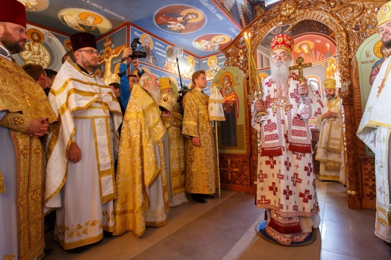 Poświęcenie cerkwi św. Mikołaja Serbskiego