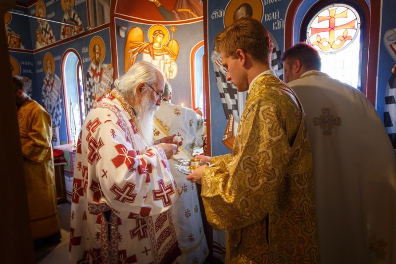 Poświęcenie cerkwi św. Mikołaja Serbskiego