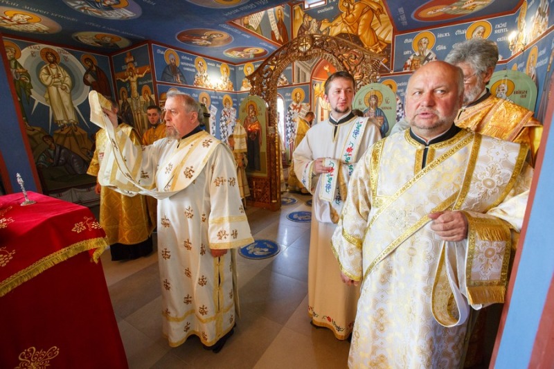 Poświęcenie cerkwi św. Mikołaja Serbskiego