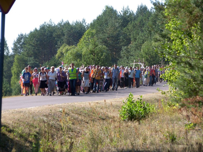 Relacja z XXV pieszej pielgrzymki Hajnówka - Święta Góra Grabarka