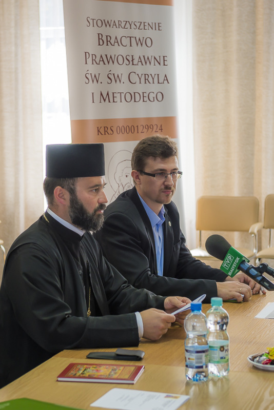 Konferencja prasowa dotycząca przybycia relikwii św. Spirydona