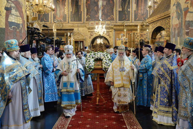 Wizyta patriarchy aleksandryjskiego Teodora II w Rosji