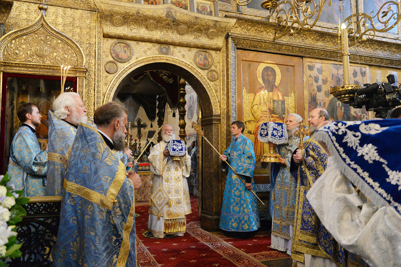 Wizyta patriarchy aleksandryjskiego Teodora II w Rosji