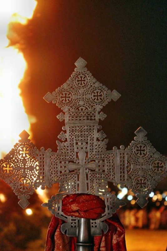 Historyczne obchody święta Podwyższenia Krzyża w Etiopii