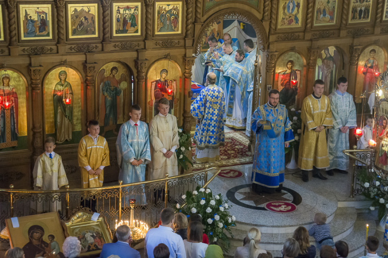 Obchody święta ikony Matki Bożej "Wsiecarycy" w parafii Zmartwychwstania Pańskiego w Białymstoku