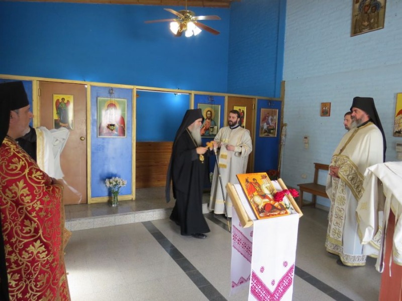 Wizyta metropolity Amfilochiusza w Argentynie – obchody archanioła Michała i nowy monaster