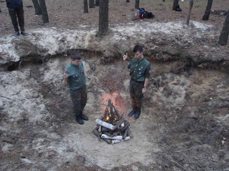Rajd harcerzy z 50. Szczepu Drużyn Harcerskich