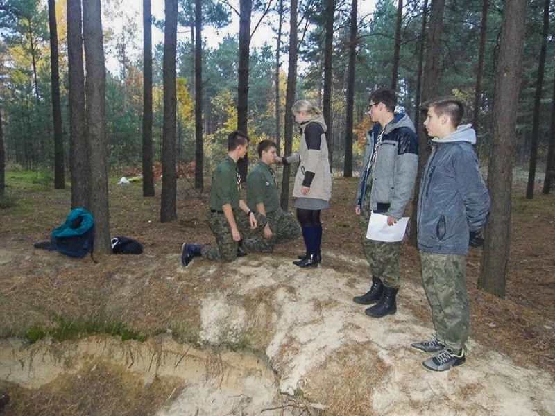 Rajd harcerzy z 50. Szczepu Drużyn Harcerskich
