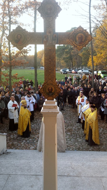 Modlitwa dziękczynna we wsi Chróścin Zamek