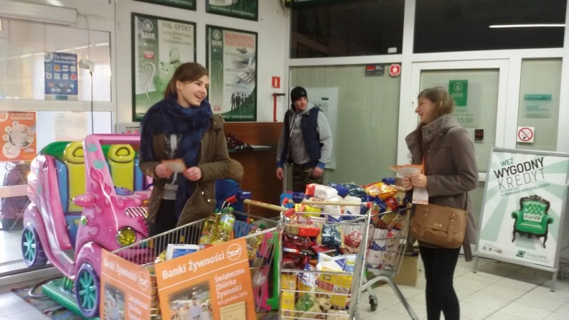Świąteczna zbiórka żywności w Hajnówce