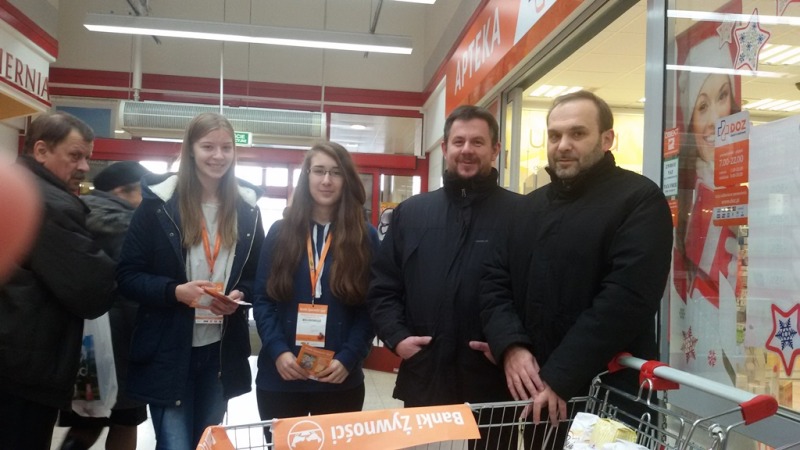 Świąteczna zbiórka żywności w Hajnówce