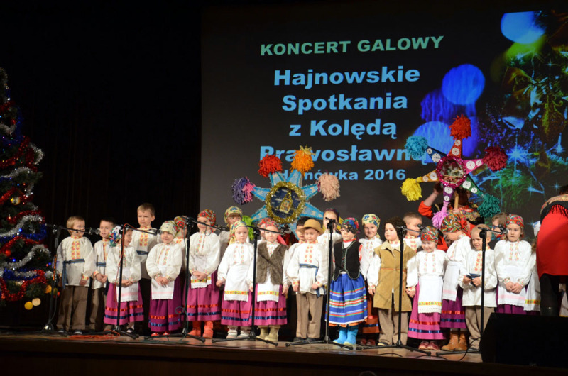 Hajnowskie spotkania z kolędą prawosławną 2016 r.
