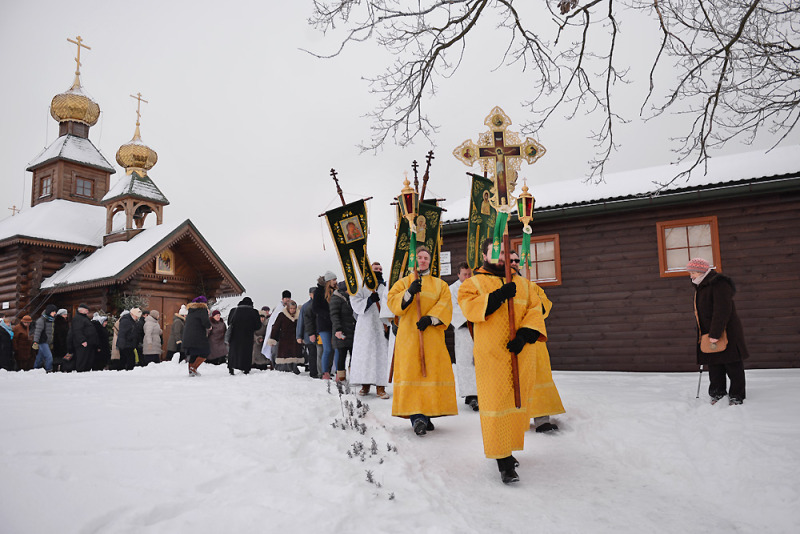 Święto Chrztu Pańskiego w skicie w Odrynkach