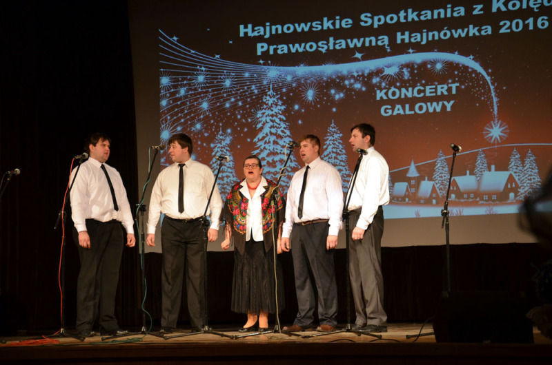 Hajnowskie spotkania z kolędą prawosławną 2016 r.
