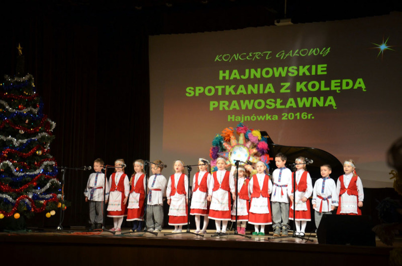 Hajnowskie spotkania z kolędą prawosławną 2016 r.
