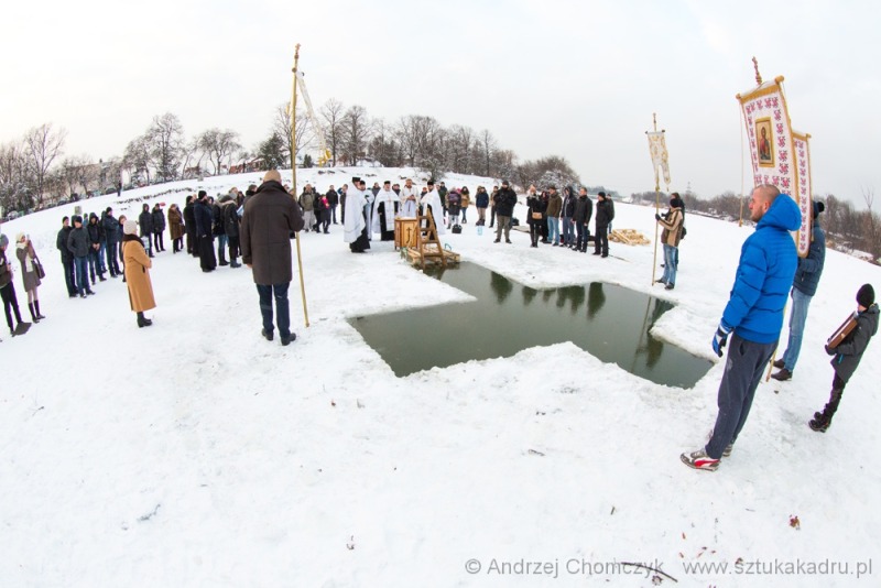 Poświęcenie wody nad Jeziorkiem Czerniakowskim