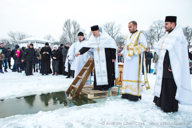 Poświęcenie wody nad Jeziorkiem Czerniakowskim