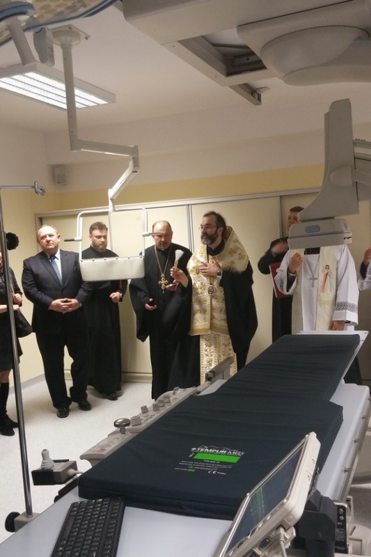Arcybiskup Jakub poświęcił nową pracownię hemodynamiki w białostockim szpitalu MSW