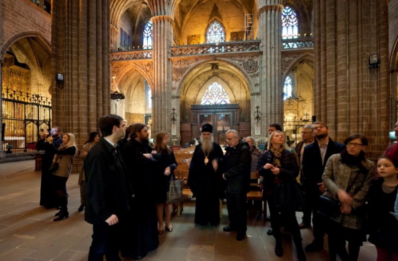 Delegacja z kaplicy św. Grzegorza w Warszawie odwiedziła Barcelonę