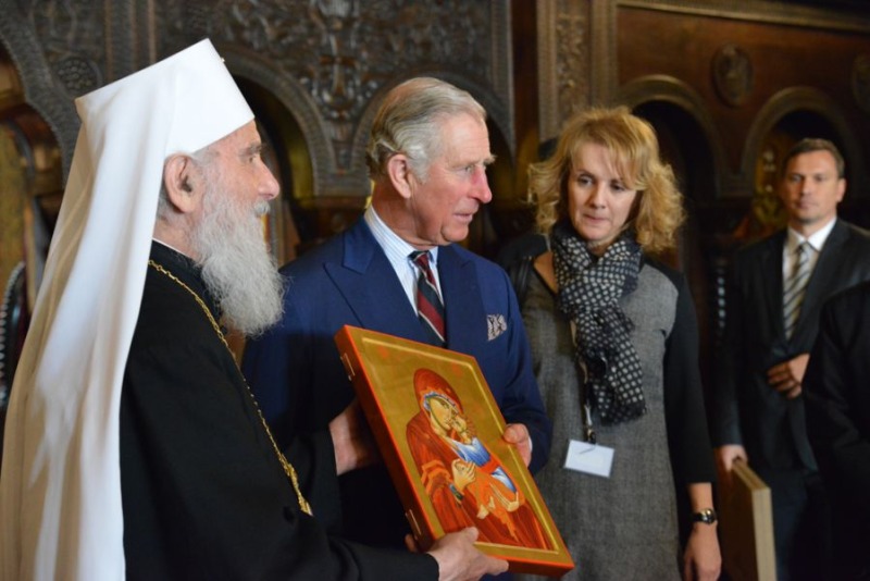 Książę Karol w Serbskim Patriarchacie i monasterze Kovilj