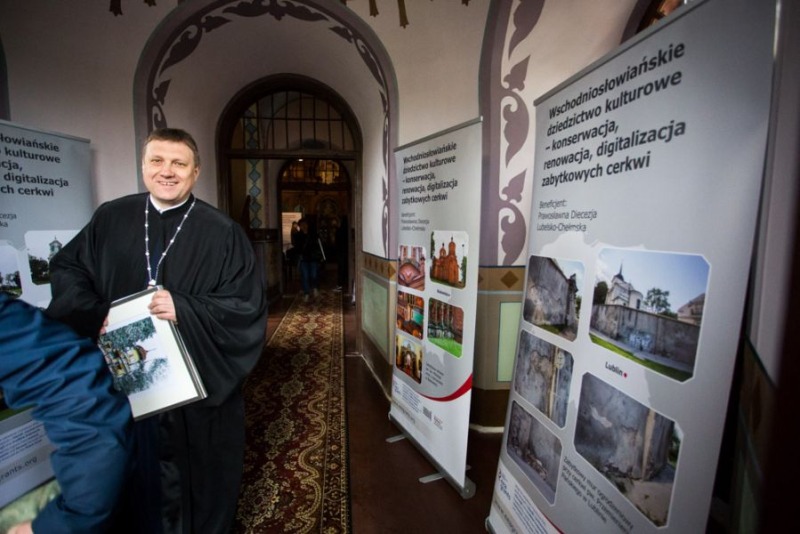 Konferencja kończąca projekt remontu siedmiu zabytkowych cerkwi