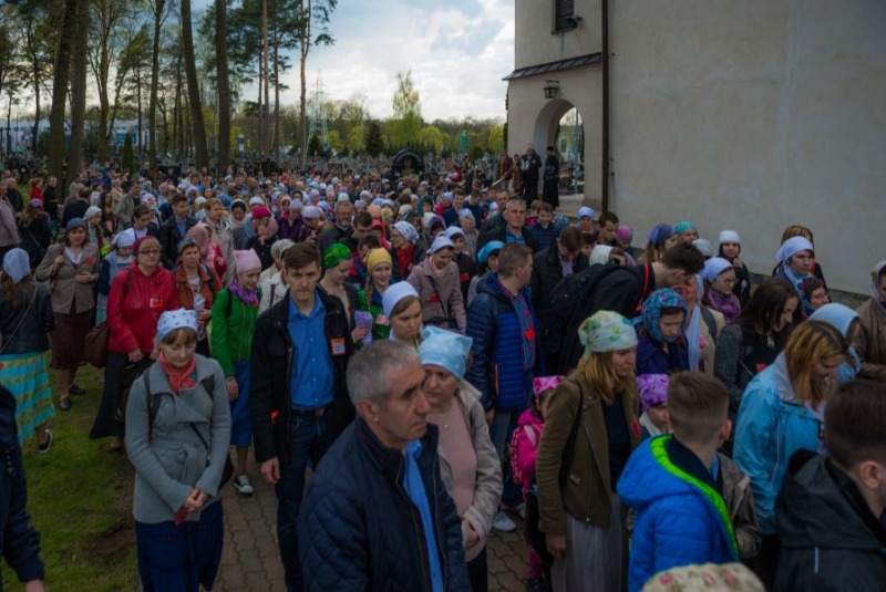 Paschalne uroczystości w monasterze w Zwierkach