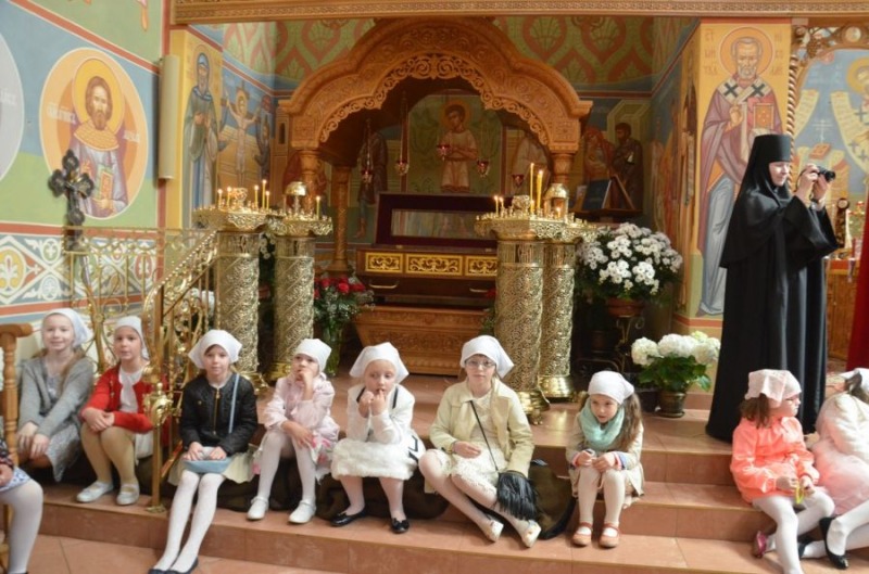 Paschalne uroczystości w monasterze w Zwierkach