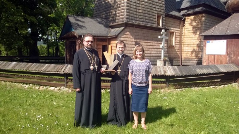 Ksiądz Własysław Kaniuk nagrodzony za opiekę nad cerkwią w Hańczowej