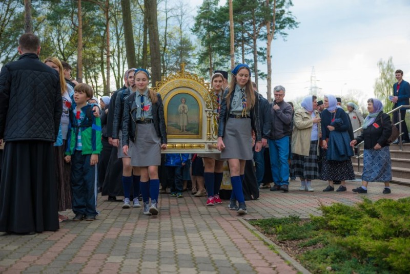 Paschalne uroczystości w monasterze w Zwierkach