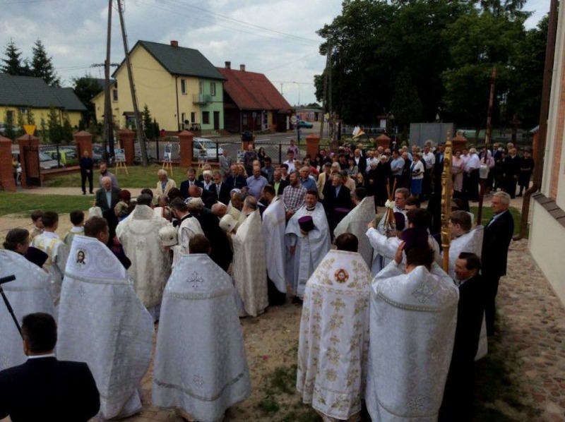 Święto parafialne Wniebowstąpienia Pańskiego w Sławatyczach 