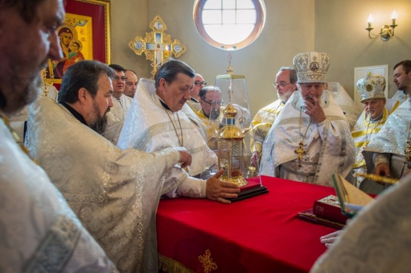 Poświęcenie cerkwi w Zbuczu