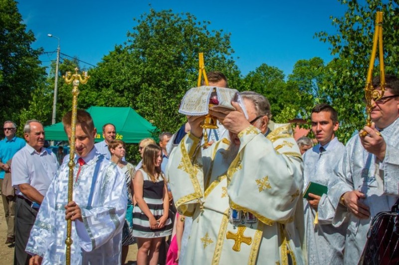 Poświęcenie cerkwi w Zbuczu