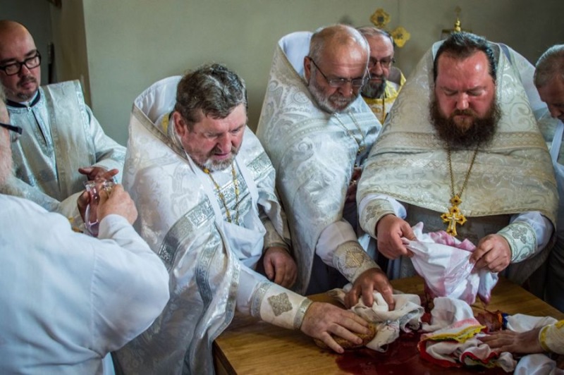Poświęcenie cerkwi w Zbuczu