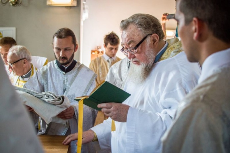 Poświęcenie cerkwi w Zbuczu