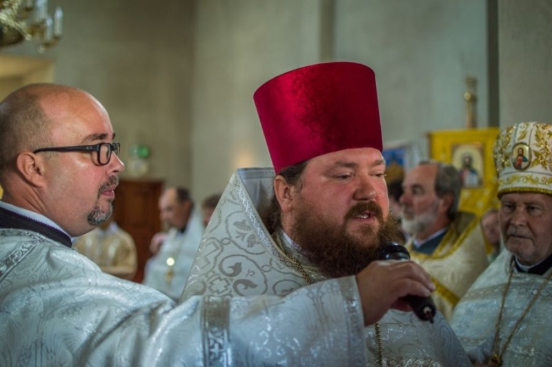 Poświęcenie cerkwi w Zbuczu