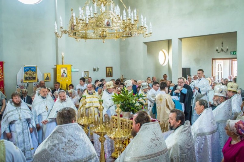 Poświęcenie cerkwi w Zbuczu