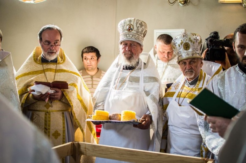 Poświęcenie cerkwi w Zbuczu