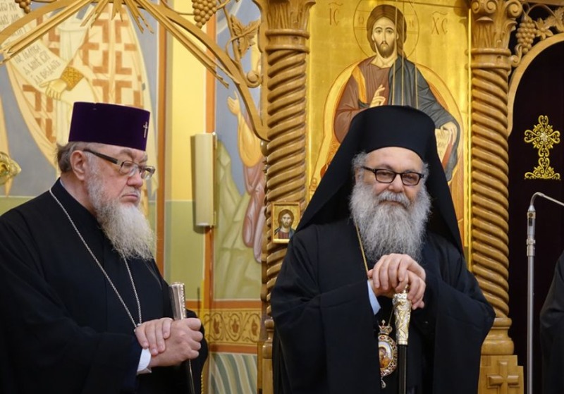 Patriarcha Antiochii Jan X w monasterze w Zwierkach