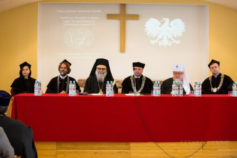 Patriarcha Antiochii Jan X Doktorem Honoris Causa ChAT
