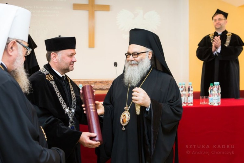 Patriarcha Antiochii Jan X Doktorem Honoris Causa ChAT