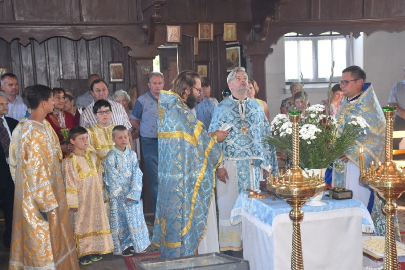 Święto ku czci Zaśnięcia Najświętszej Bogurodzicy w barlineckiej cerkwi