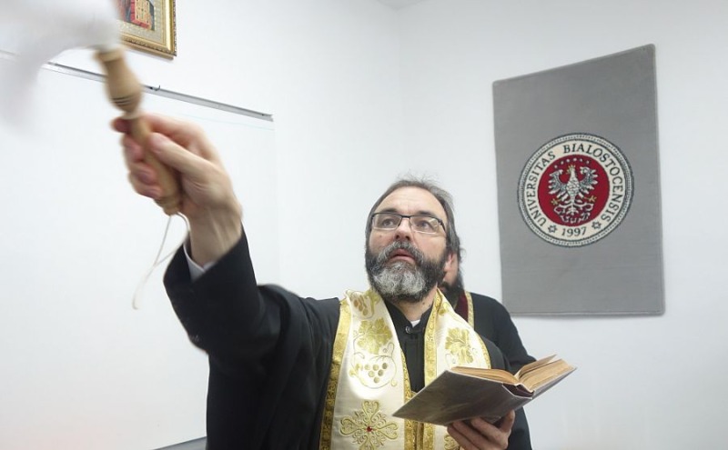 Oświęcenie nowych pomieszczeń Katedry Teologii Prawosławnej Uniwersytetu w Białymstoku