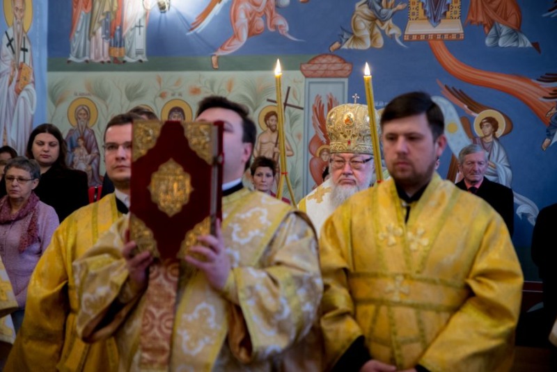 Poświęcenie polichromii kaplicy akademickiej w Warszawie