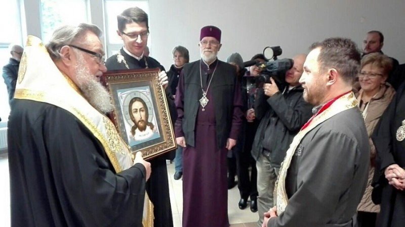 Poświecenie domu parafialnego w Piotrkowie Trybunalskim