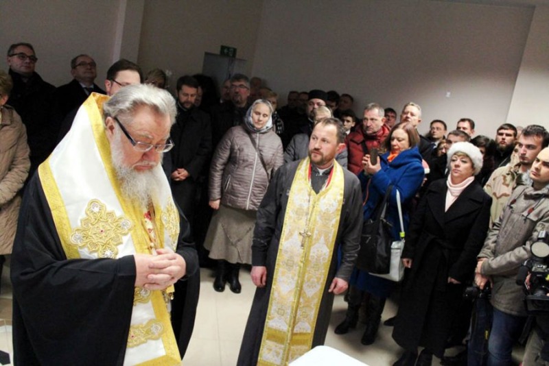 Poświecenie domu parafialnego w Piotrkowie Trybunalskim