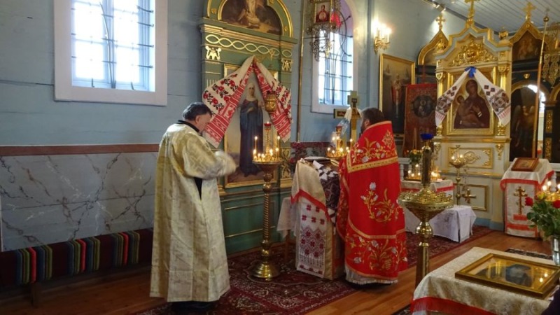 Uroczystości ku czci św. męcz. Paraskiewy w Holi